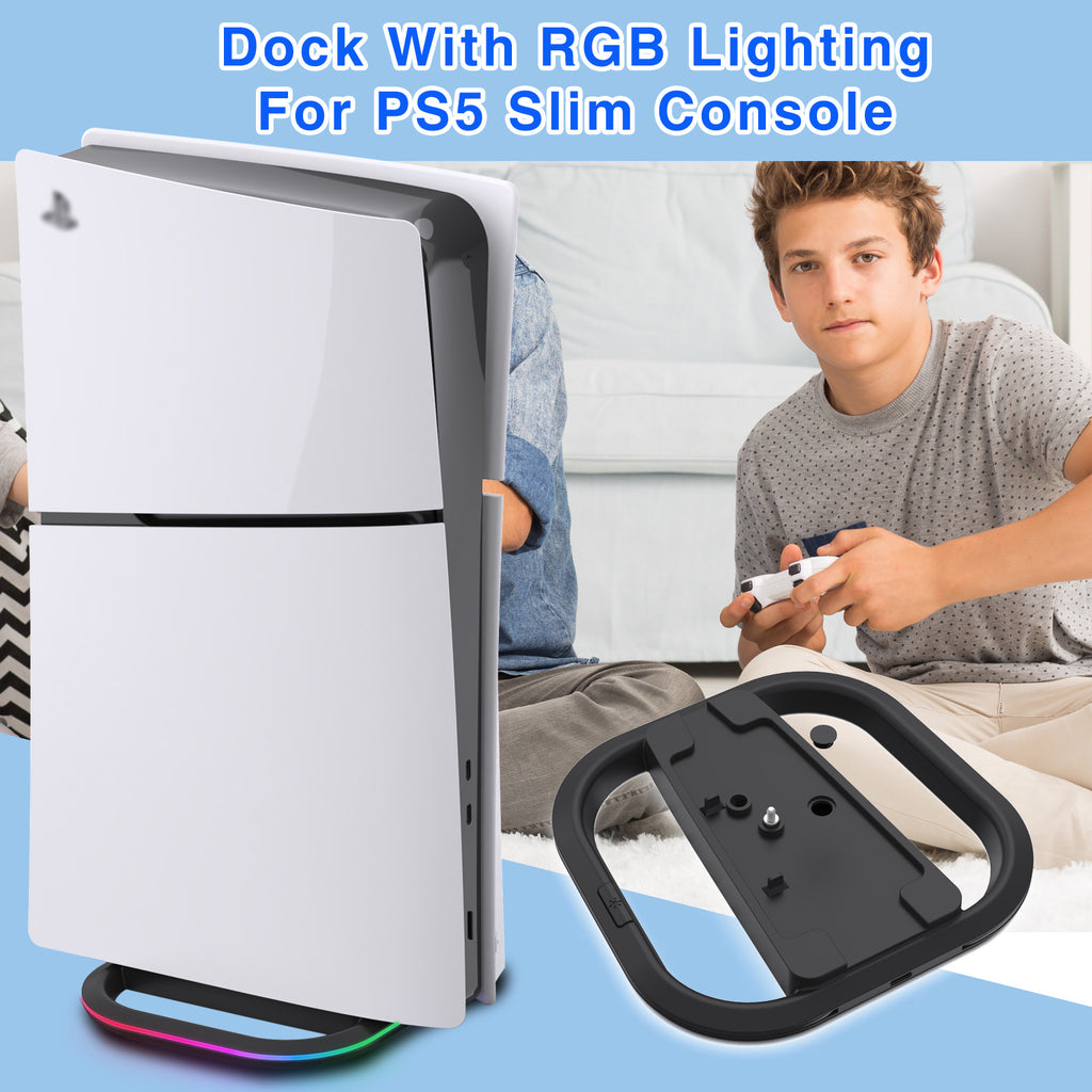 Base lumineuse avec lumière d'ambiance RGB