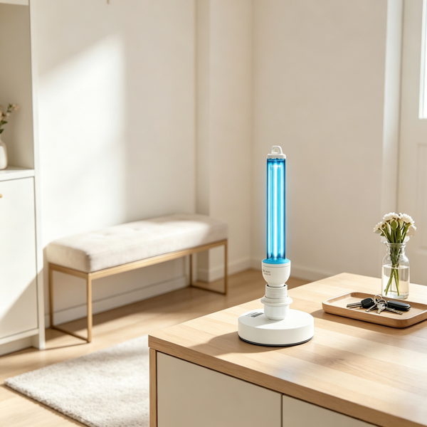 Lampe UVC portable 25W avec purificateur d'ozone et télécommande