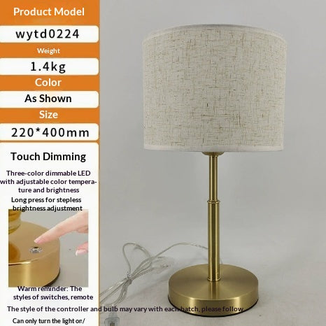 Luminaire de chevet Luminaire de nuit haut de gamme Lampe Ambient de style vintage