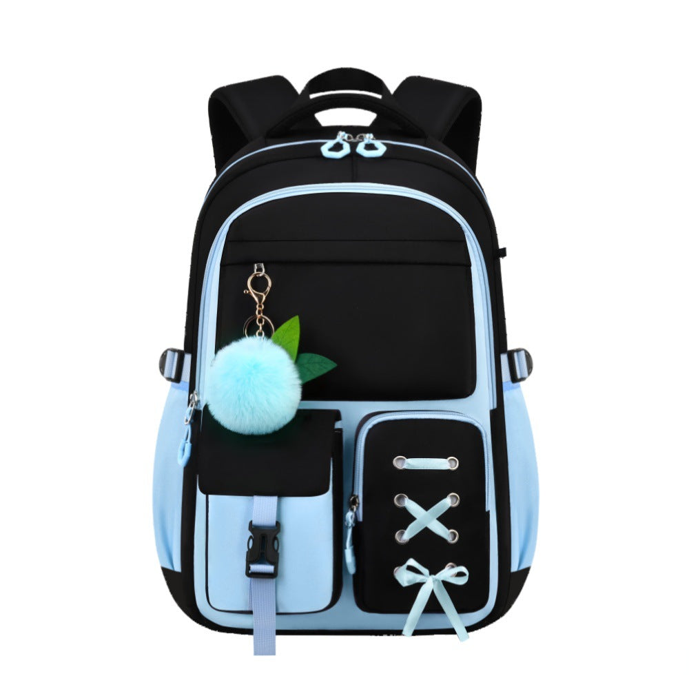 Large Capacity Backpack Three-Piece School Bag Set
