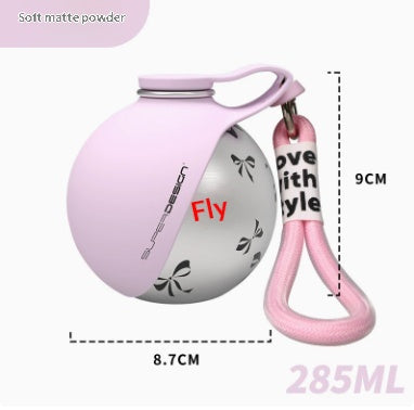 Creative Portable Outdoor Pet en acier inoxydable coupe d'eau Petit chien bouteille d'eau pratique