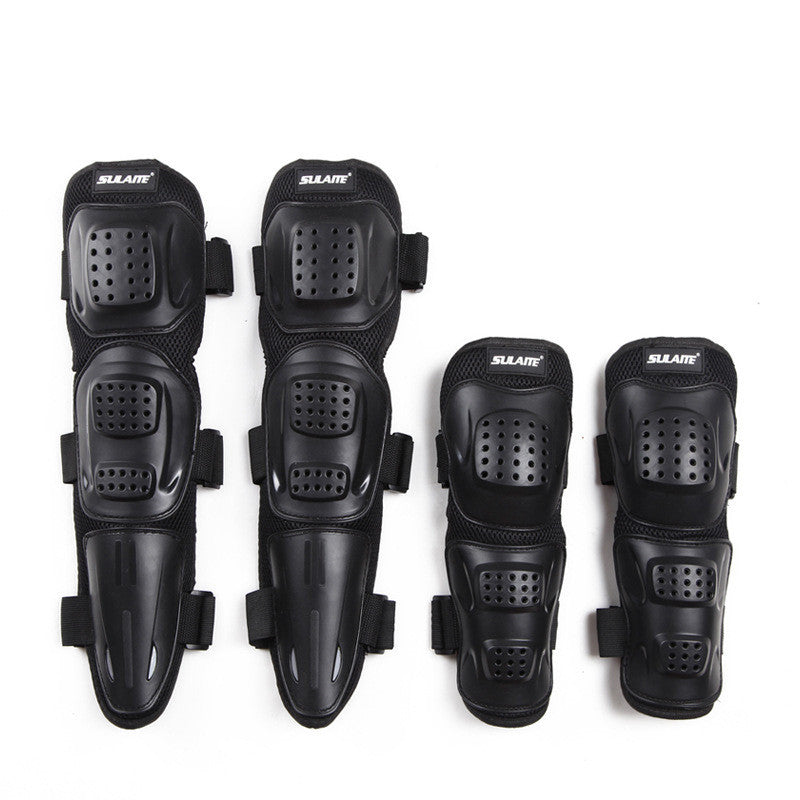 Poulie anti-chute anti-sismique adulte genou et elbow Pad moto équipement de protection d'équitation