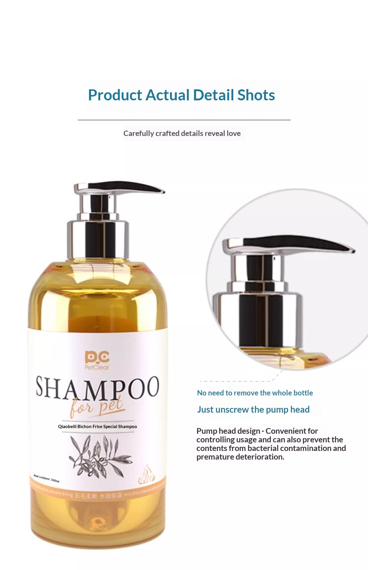Shampooing antibactérien et désodorisant spécifique au chien