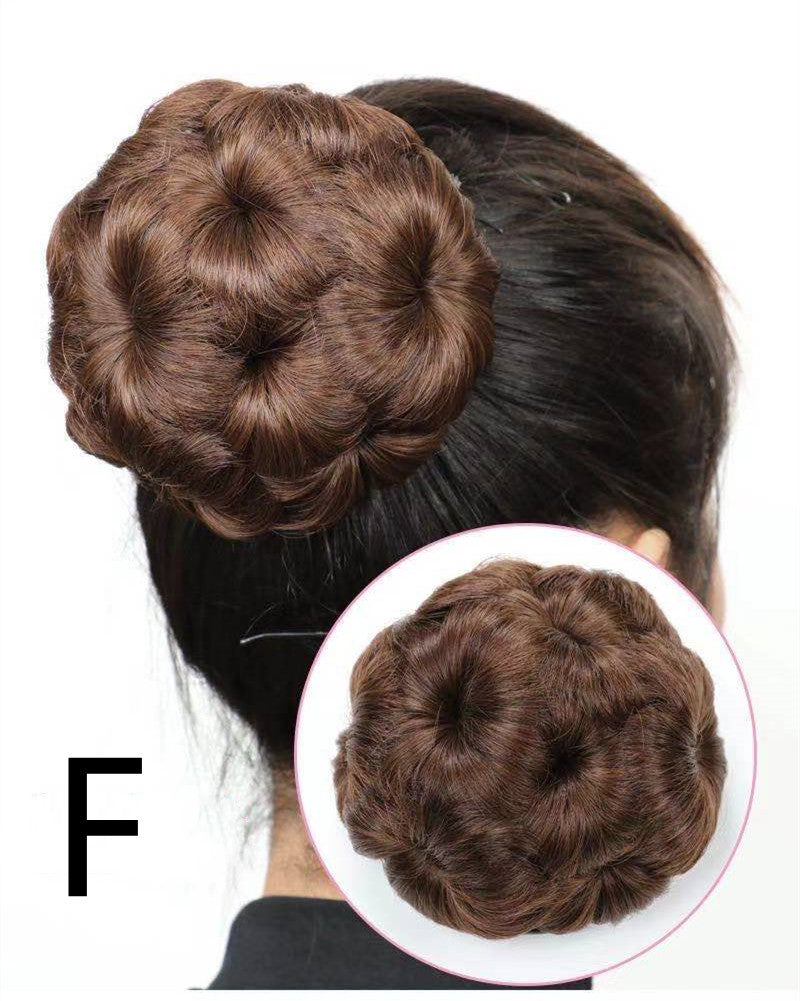 Anneau de cheveux en soie à haute température