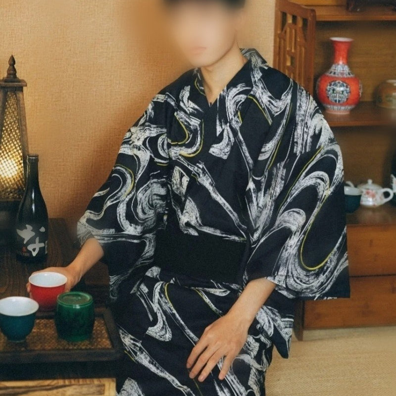 Men's formelle porter traditionnel japonais Kimono