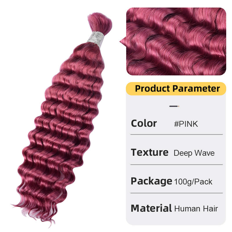 Deep Wave femmes extension cheveux vrac