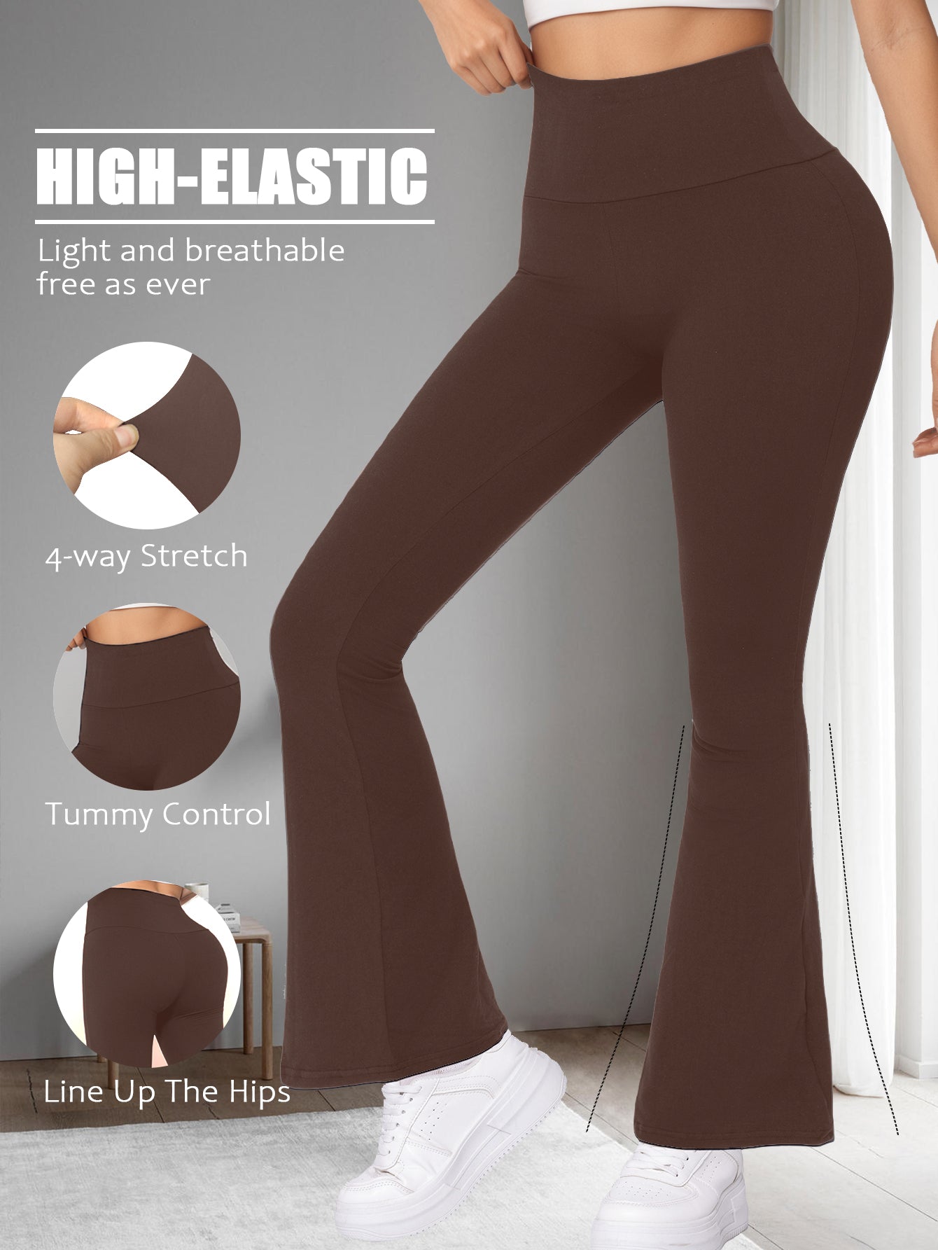 Plus taille Confortbel entraînement Leggings Femmes Sofy Yoga Leggings High Waist Buttery Eddiy Y