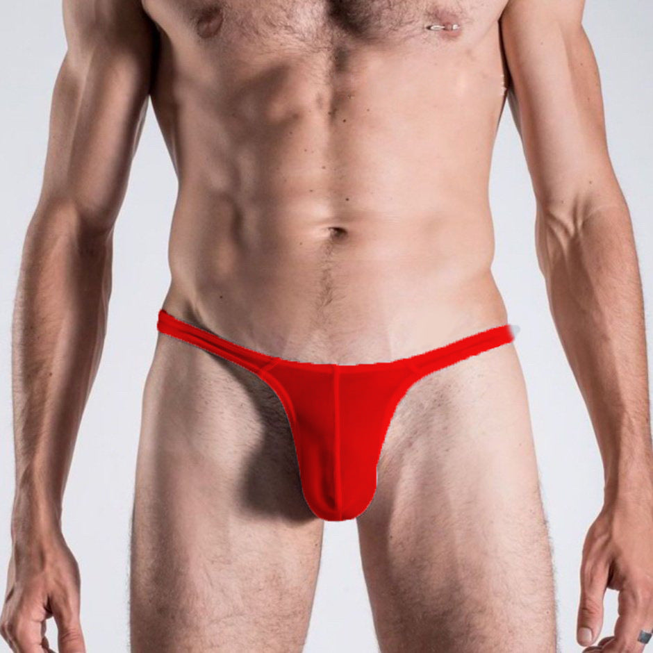 Men's Solid Color Simple Ultra-Thin T-Back