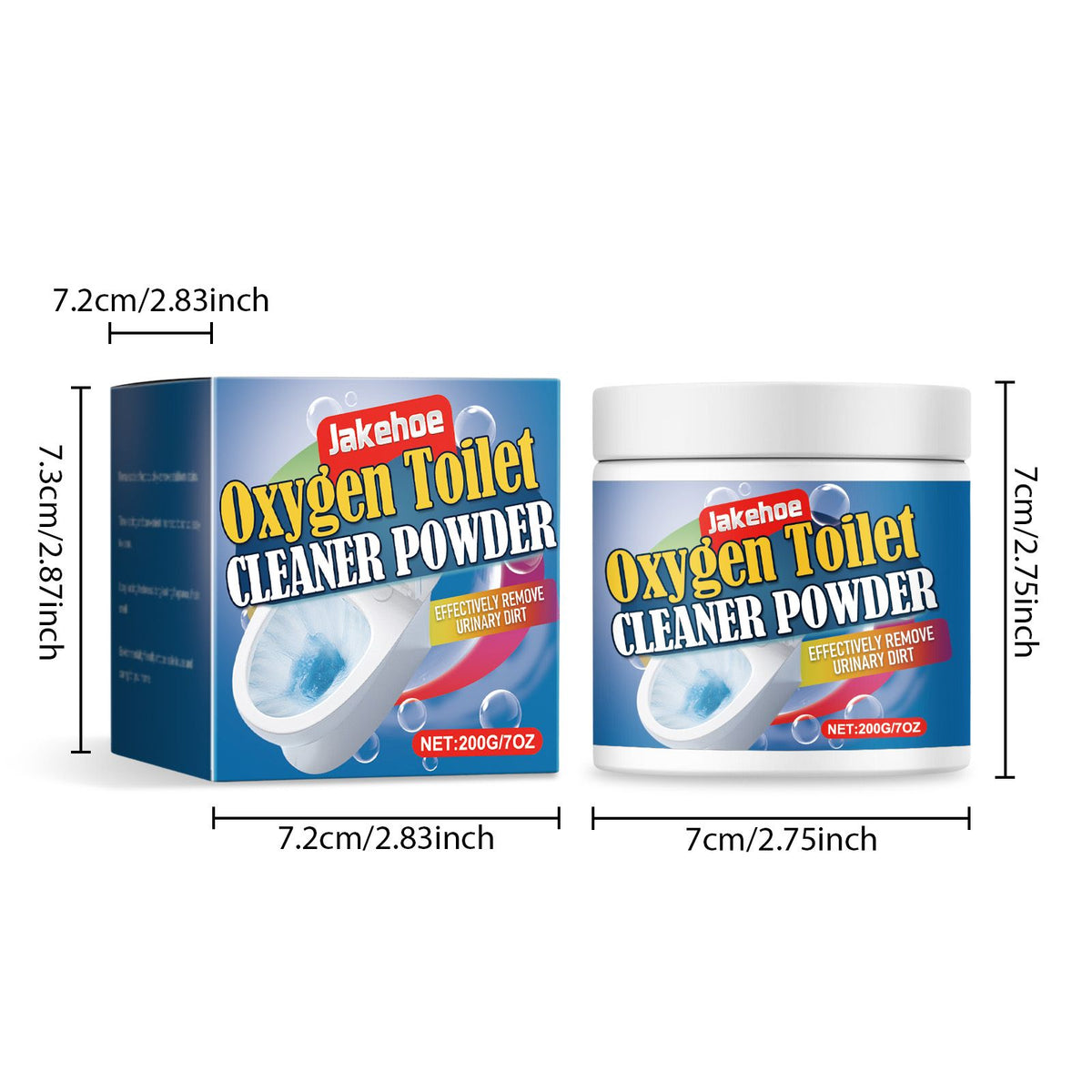 JAKEHOE Poudre de nettoyage des toilettes