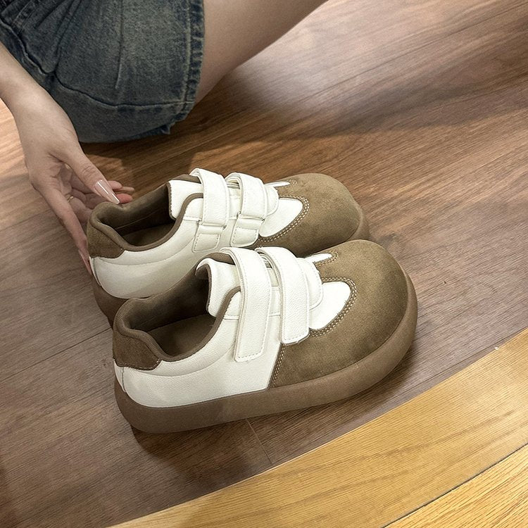 Chaussures Retro Soled Blanc Épaisseur pour Femmes