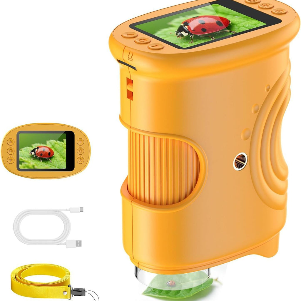 Exploration extérieure Microscope numérique portatif pour enfants