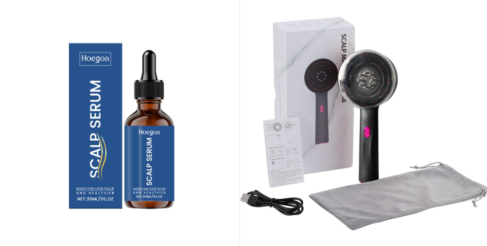 Scalp Care Massage Activer les collatéraux Soins capillaires Peigne de massage Guide liquide Croissance des cheveux
