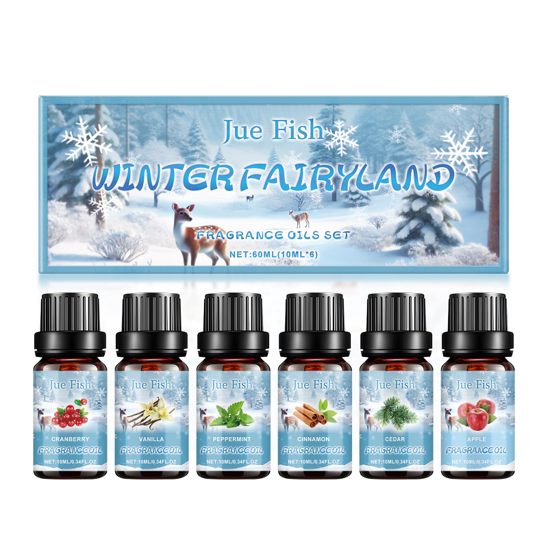 Ensemble d'huile d'aromathérapie d'hiver 60ml1box