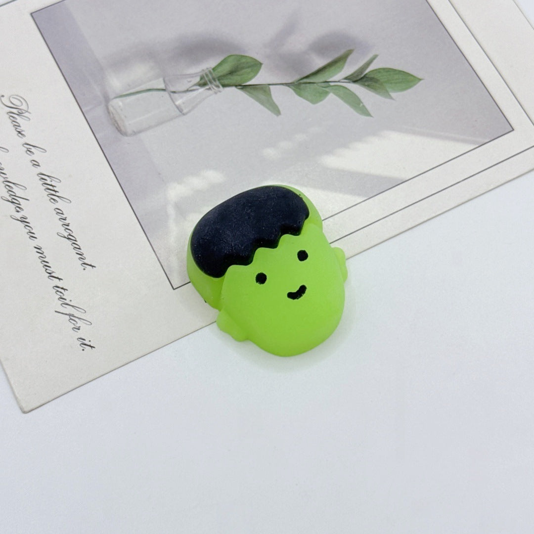 Creative Dango Squeeze Cartoon Pumpkin-Head Spider Ornament Prop