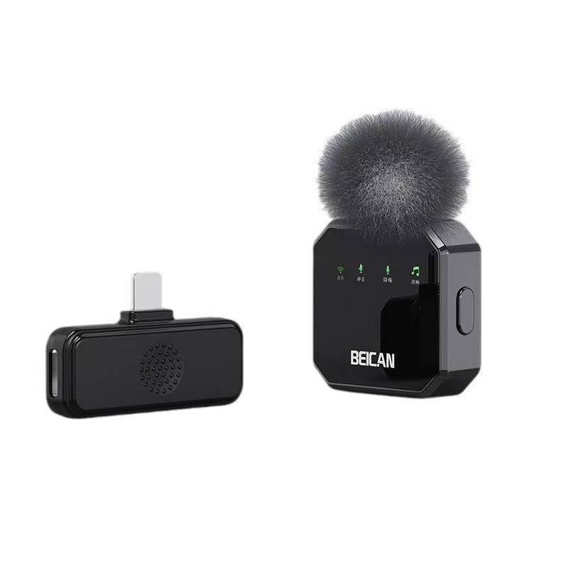 Microphone sans fil Lapel Microphone Recording Device Clip-on Mobile Phone Video Recording