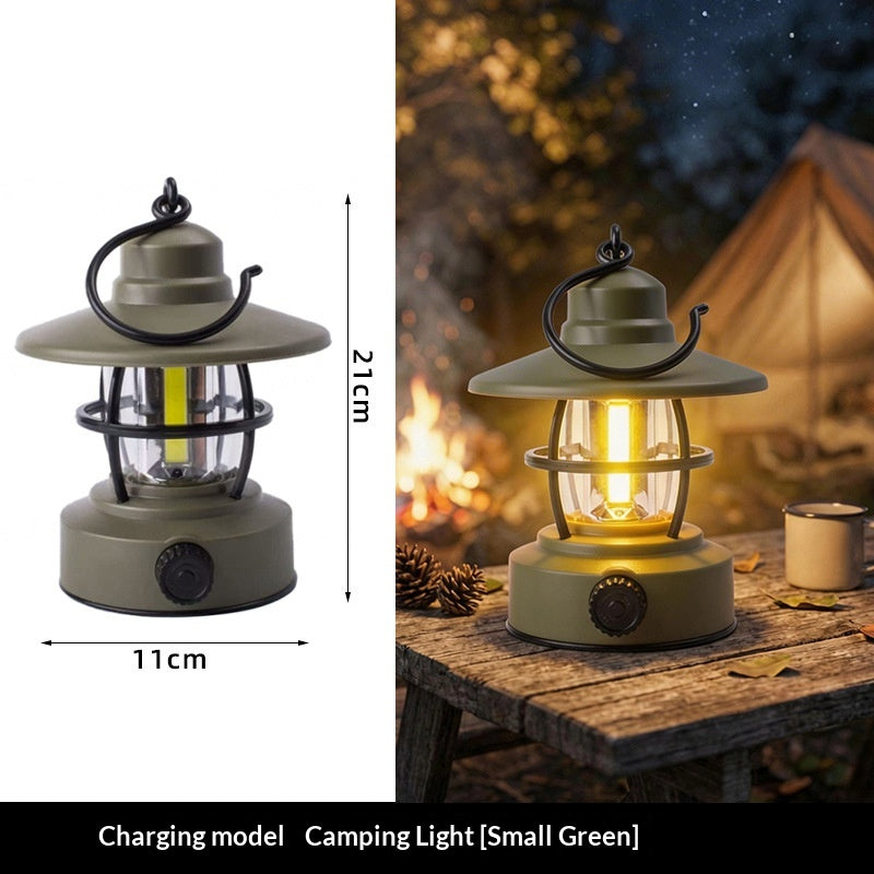Lampe de camping rétro à énergie solaire