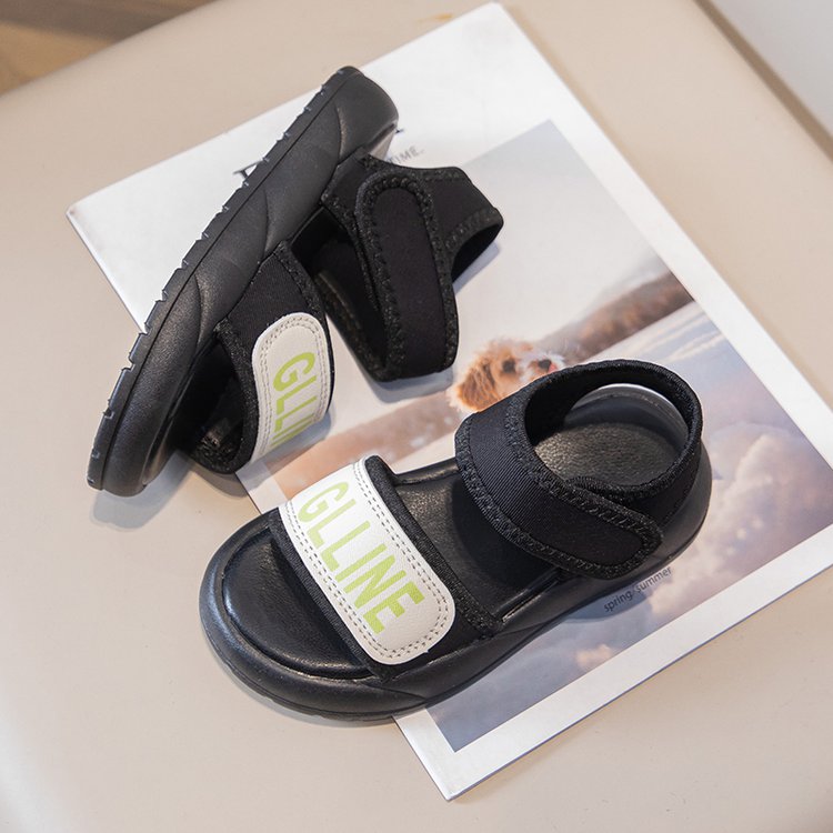 Sandales, Souples Chaussures de plage pour enfants Solées, Sandales tendance d'été, Léger et Non