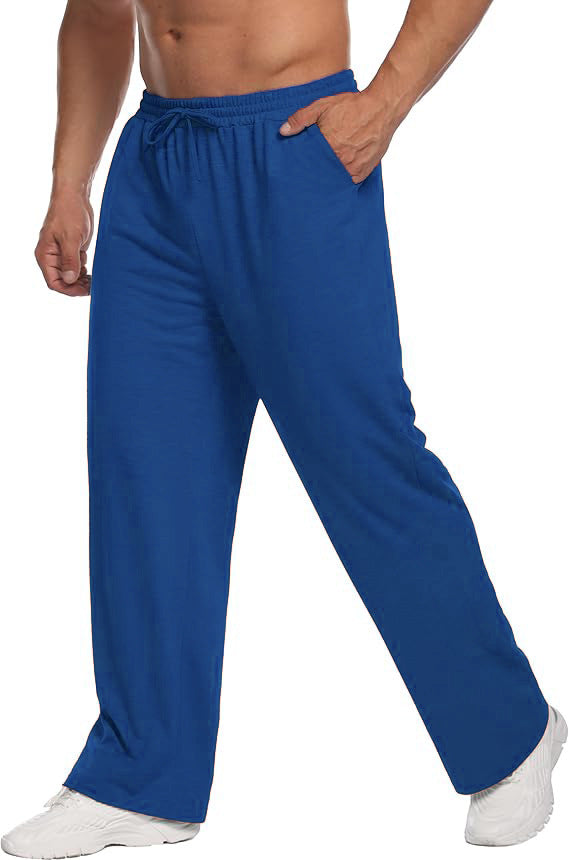 Pantalons à cordes à cordon droit pour hommes