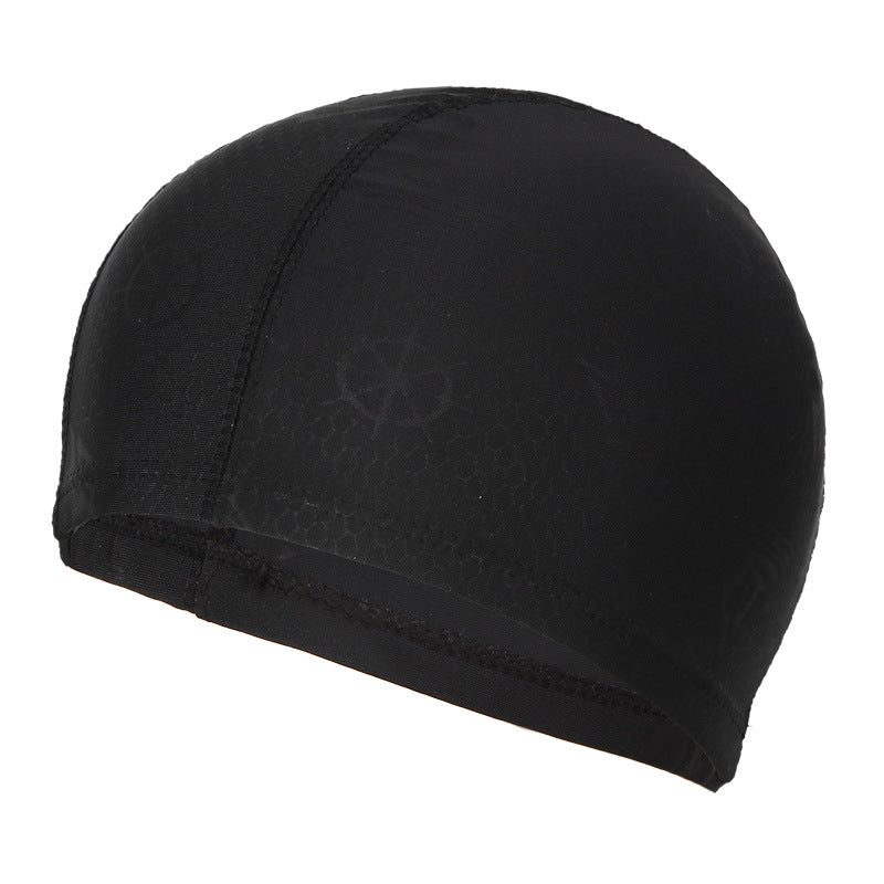 Homme Nage Cap de tissu Design Ne limite pas la tête grande taille