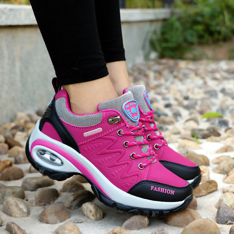 Automne Hiver Femmes Sneakers Air Coussin Design Platform Chaussures
