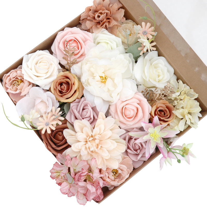 Boîte à fleurs Mariage Anniversaire Fête Cadeau Mariage Demoiselle d'honneur Bouquet de mariée