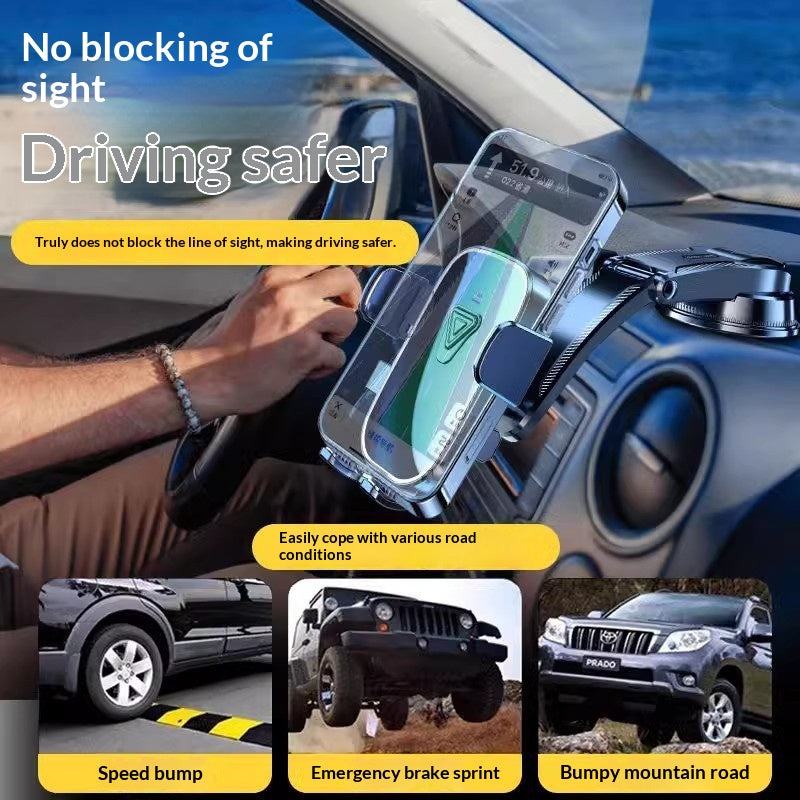Support de téléphone de voiture pour le tableau de bord et la console du centre