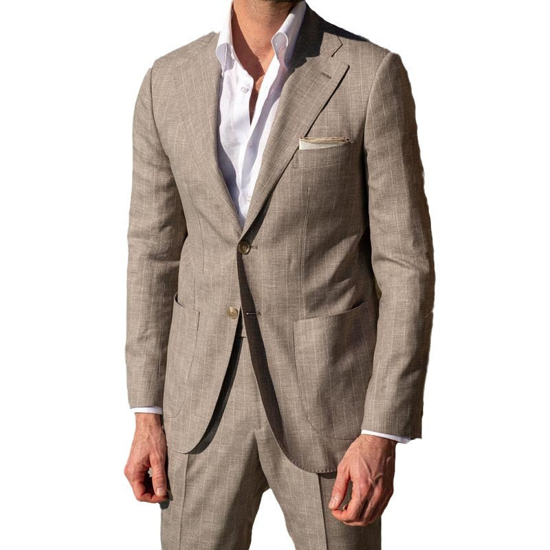 Linge Western style Slim-fit Veste Business-chic