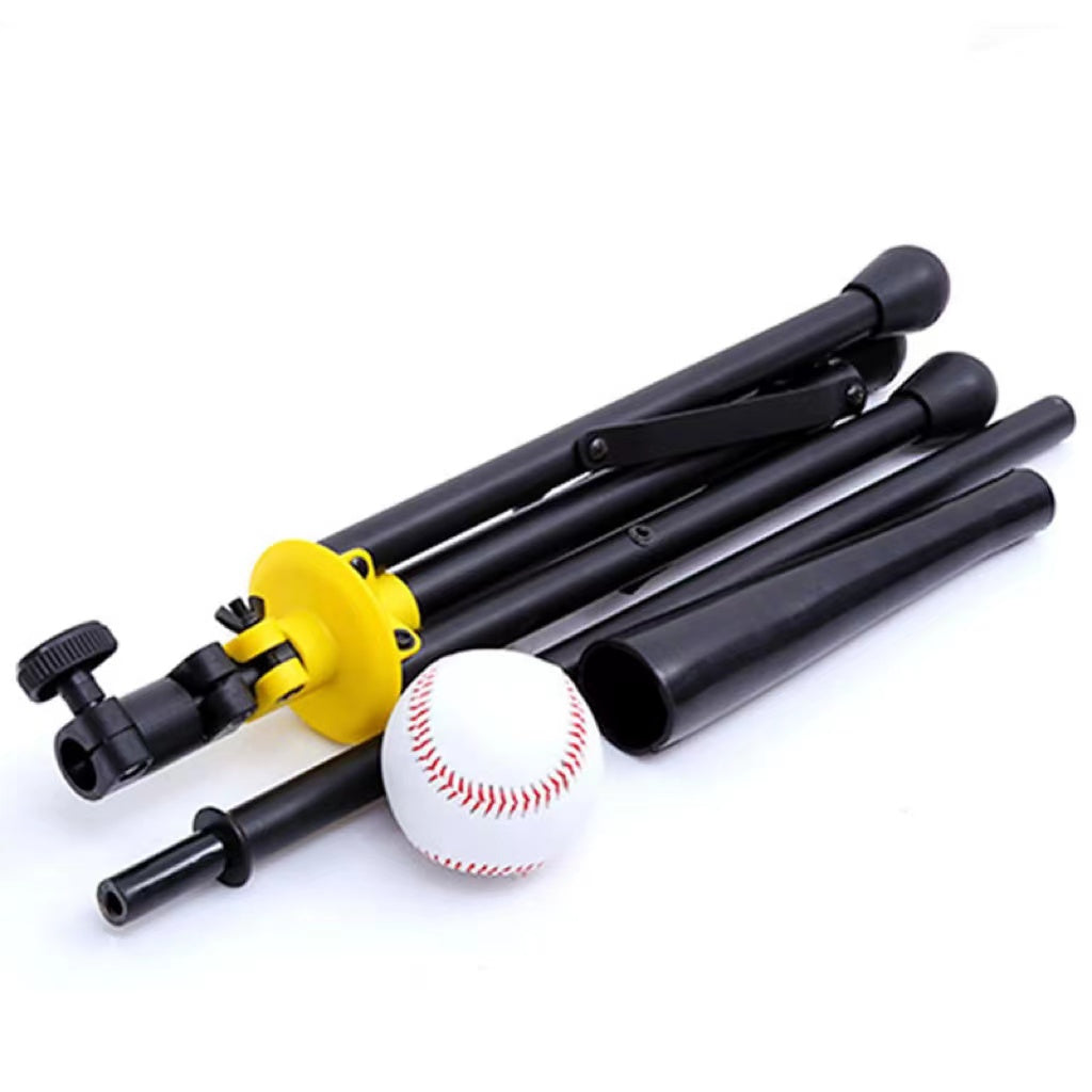 Baseball Trainer Portable Softball Practice Tripod T Stand Portable Holder Clubs