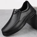 Chaussures décontractées confortables pour hommes en cuir de vache pleine fleur