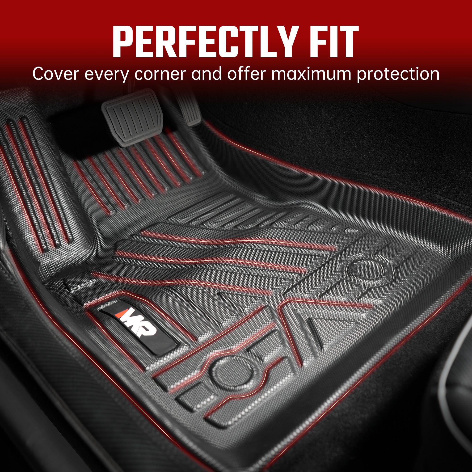 Tapis de sol TPE pour Tesla Modèle 3 2023-2025