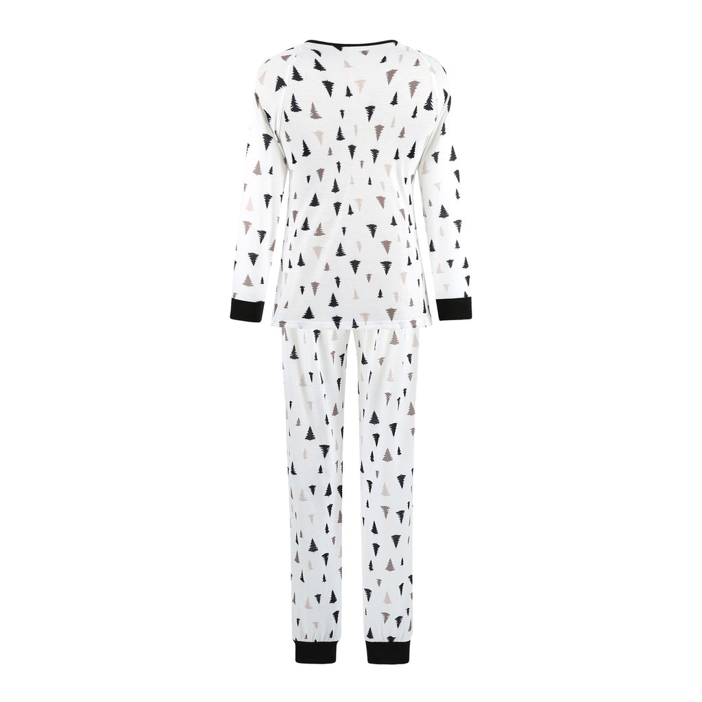 Famille Arbre de Noël Porter Pajamas Imprimer