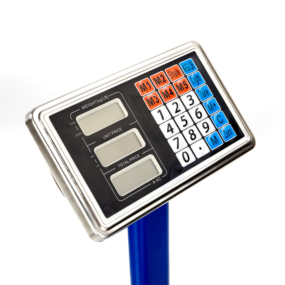 Échelle de banc de 300 kg Échelle d'affichage LCD standard américain Kg