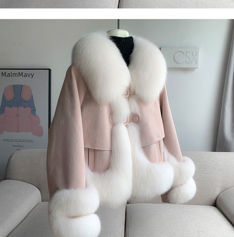 Short hiver épaissé chaud mode Jacket femmes