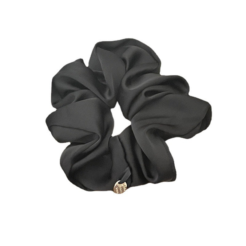 Large Simple Satin Hair Scrunchie