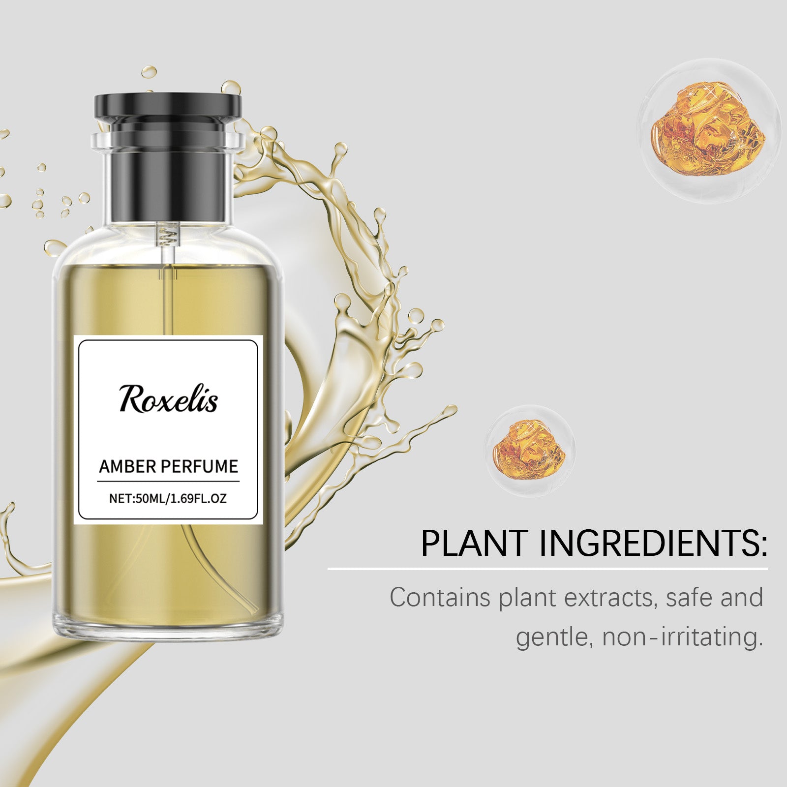 Parfum pour hommes ambrés