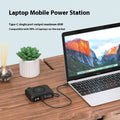 65W Multifonctionnel Aspiration magnétique Chargeur mural Chargeur Banque de puissance pour ordinateur portable