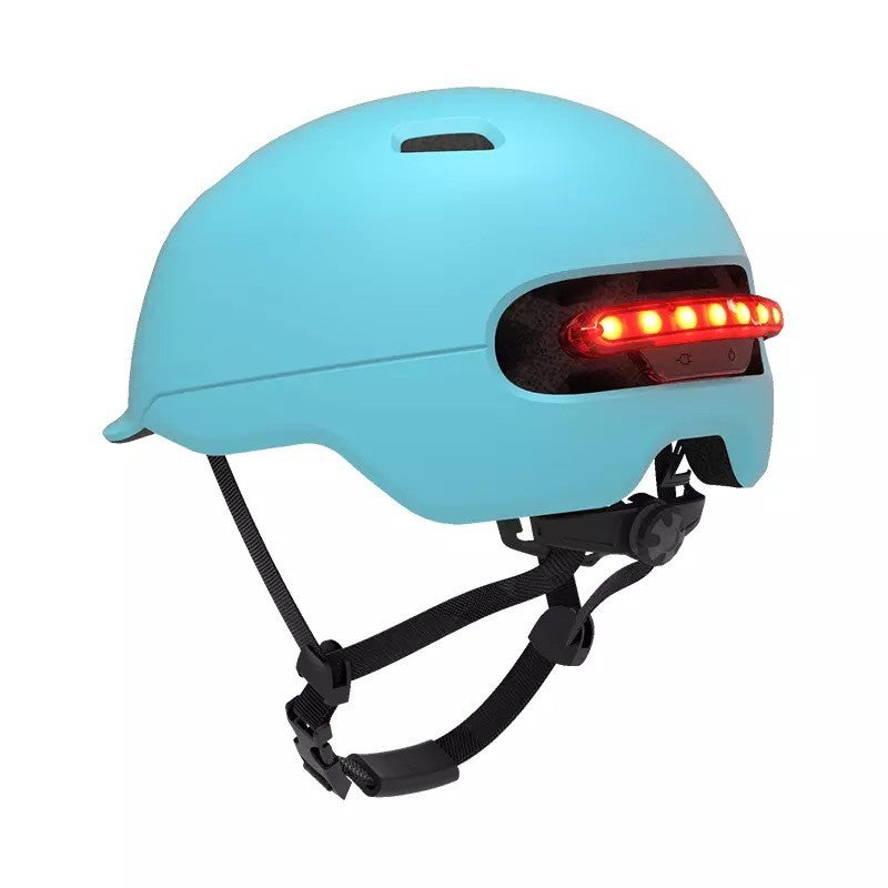 Casque intelligent d'équitation de lumière urbaine