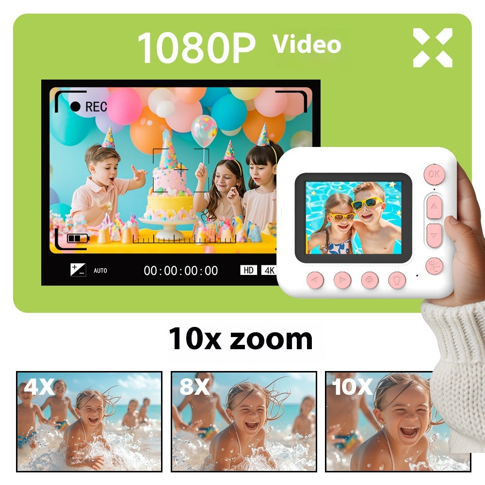 Photo HD et caméra d'impression instantanée vidéo