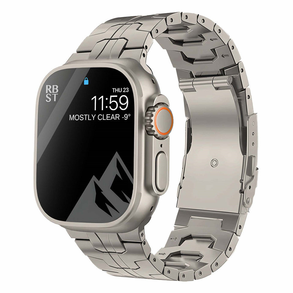 Bracelet de montre homme en fer titane