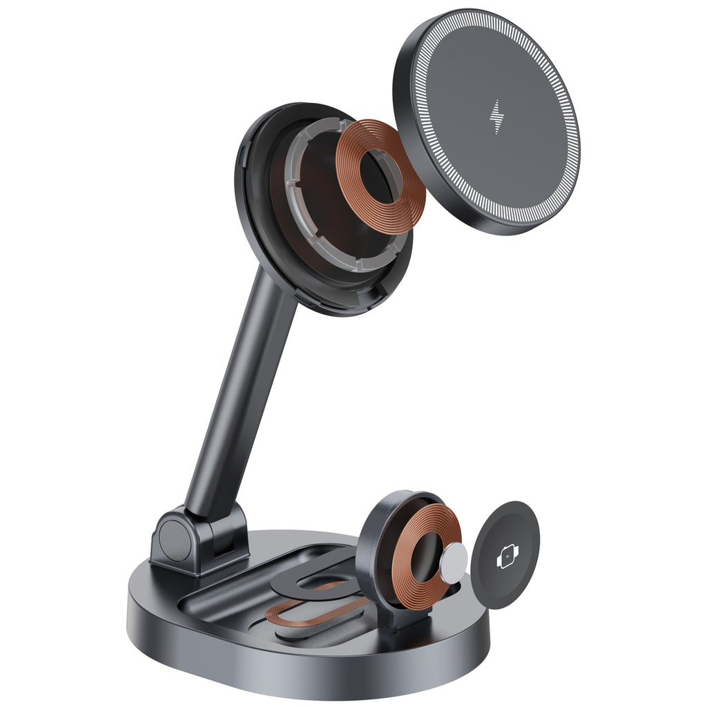 Support de charge magnétique 3-en-1 sans fil