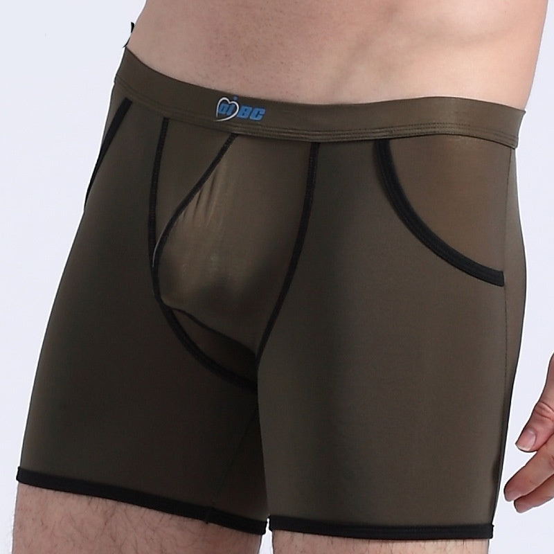 Pantalon en soie mince de glace Big Boxer
