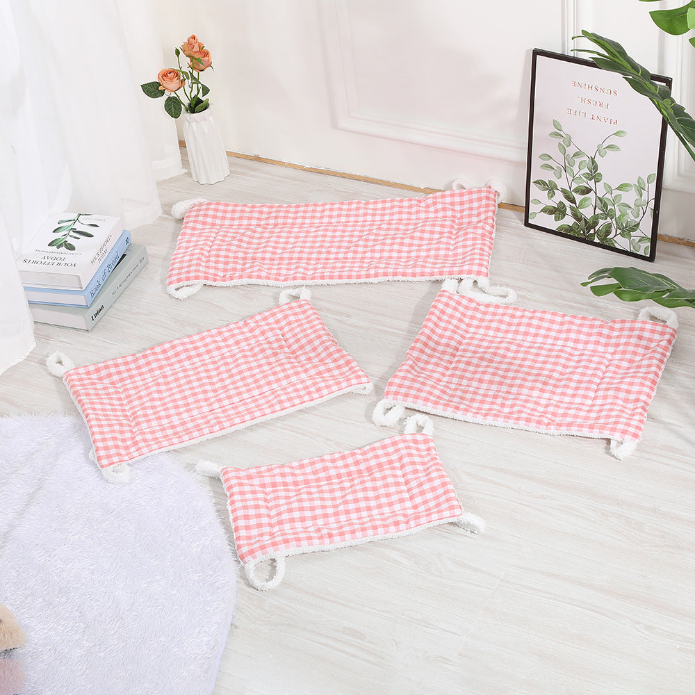 Cage Mat de chien fixe Tapis de couchage Kennel Quatre modèles de saison Cat Nest chaud Mat Pet Suppli