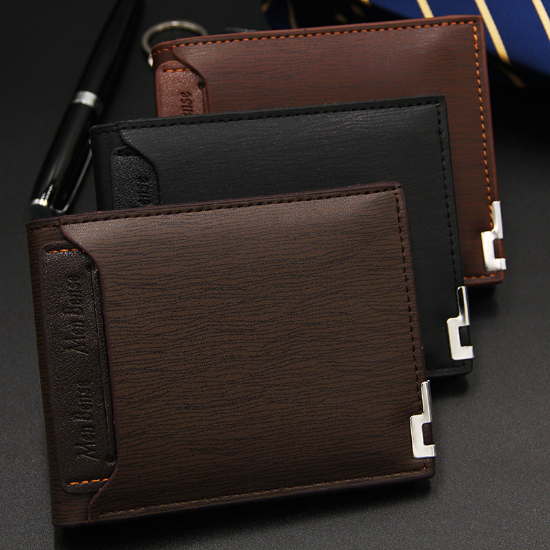 Wallet multifonctionnel à la mode et occasionnel en fer à bord de carte