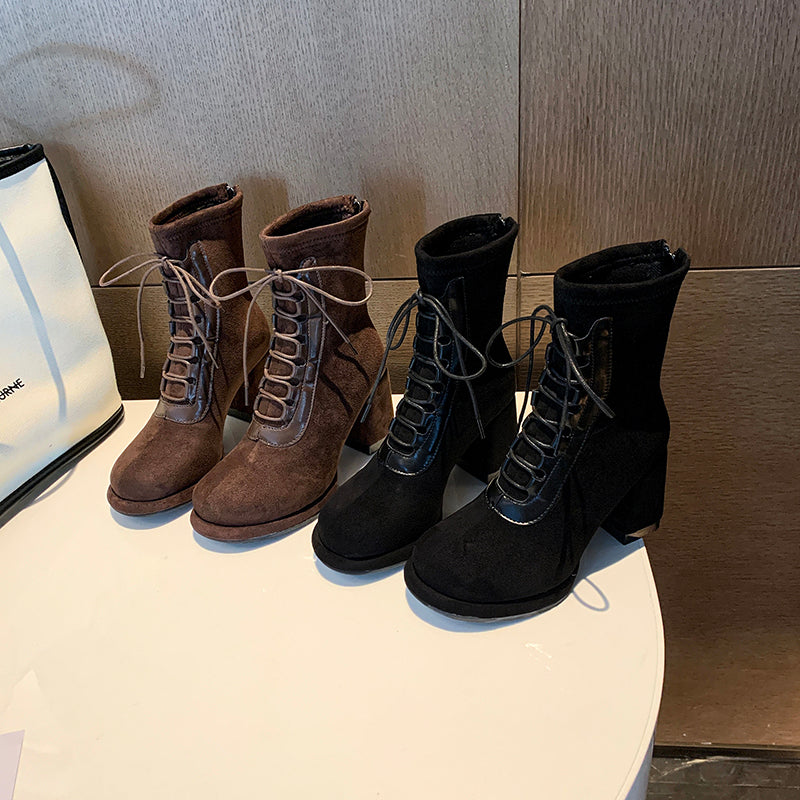 Women's High Heel Ankle Boots