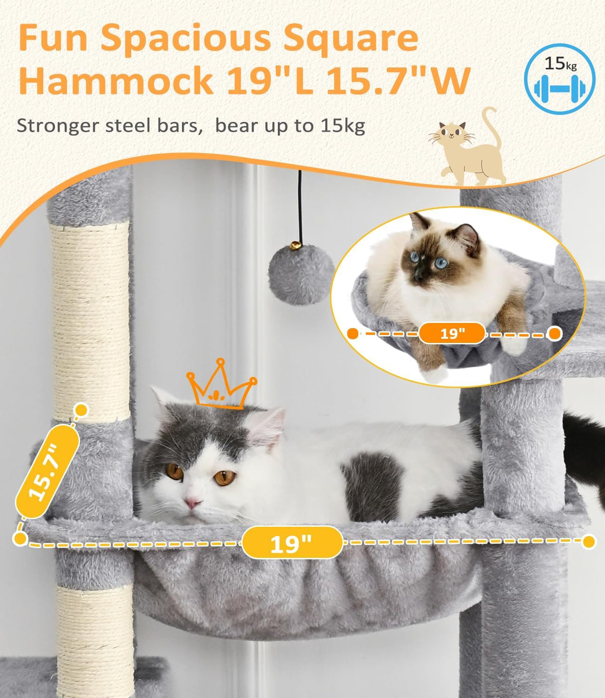 ABCPET Grand arbre de chat