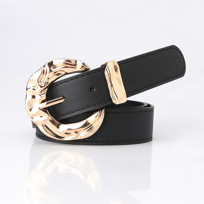 Ceinture de mode caractéristique européenne et américaine Mode simple Jeans Ceinture de pantalon