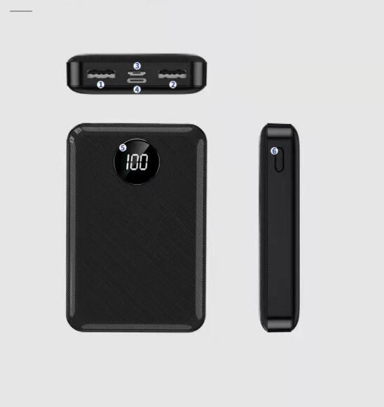 Mini tablette de téléphone mobile Banque de puissance de grande capacité