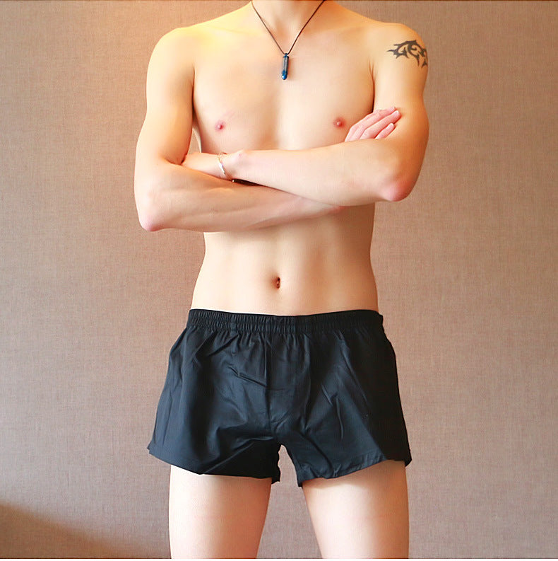 Sous-vêtements masculins Double couche Boxer antibactérien modal