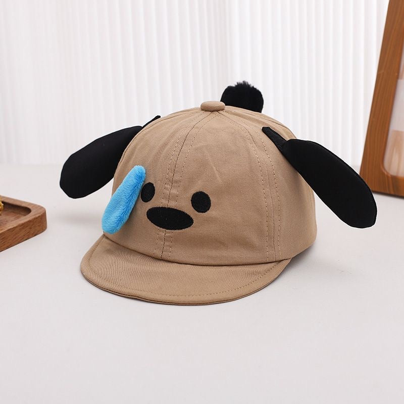 Bébé trois dimensions Puppy à oreilles draconiennes Soft Brimmed Baseball Cap Cute Cartoon Crying