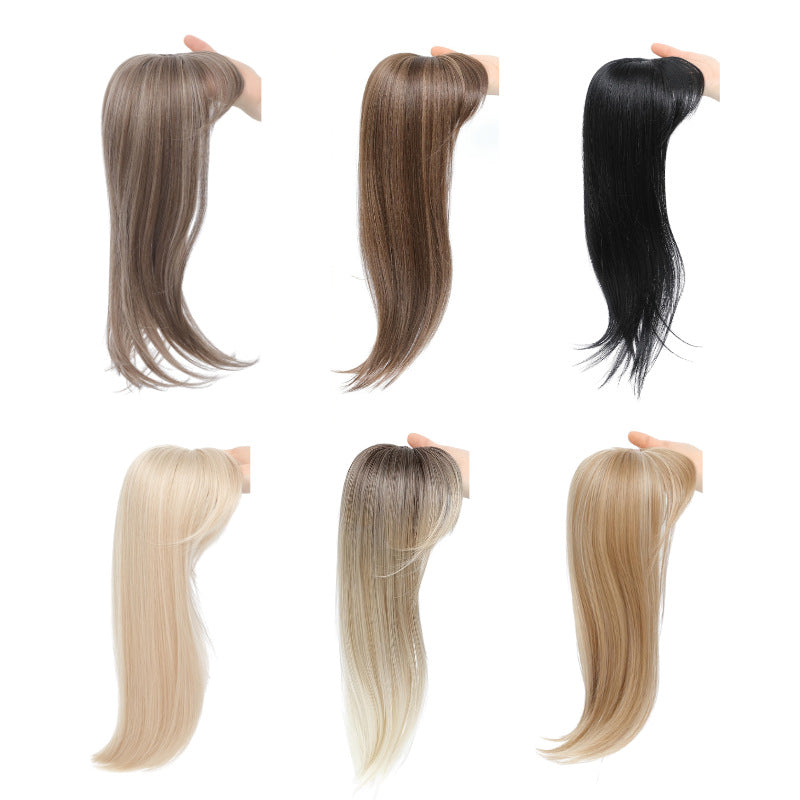 Perruque intérieure boucle Coiffure synthétique simulation cheveux Clip Extension